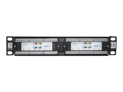 INTELLINET 10 Patchpanel 1HE 12-Port Cat6 UTP schwarz INTELLINET 10 Patchpanel 1HE 12-Port Cat6 UTP schwarz von Intellinet