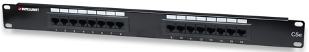 INTELLINET 16-Port Cat5e Patchpanel von Intellinet