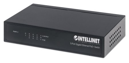 INTELLINET 5-Port Gigabit Ethernet PoE+ Switch INTELLINET 5-Port Gigabit Ethernet PoE+ Switch von Intellinet