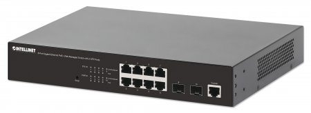 INTELLINET 8-Port Gigabit Ethernet PoE+ Web-Managed Switch mit 2 SFP-Ports INTELLINET 8-Port Gigabit Ethernet PoE+ Web-Managed Switch mit 2 SFP-Ports von Intellinet