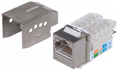 INTELLINET Abschließbare Cat6A Modularbuchse, geschirmt INTELLINET Abschließbare Cat6A Modularbuchse, geschirmt von Intellinet