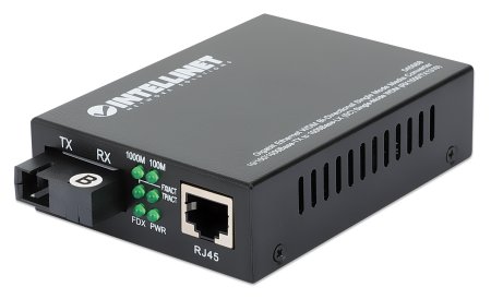 INTELLINET Gigabit Ethernet WDM bidirektionaler Singlemode Medienkonverter INTELLINET Gigabit Ethernet WDM bidirektionaler Singlemode Medienkonverter von Intellinet
