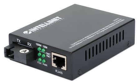 INTELLINET Gigabit Ethernet WDM bidirektionaler Singlemode Medienkonverter von Intellinet