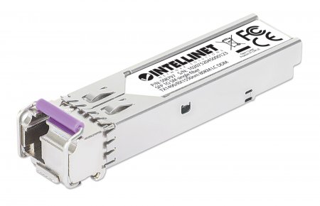 INTELLINET Gigabit SFP-Modul / Mini-GBIC Transceiver WDM bidirektional für LWL-Kabel INTELLINET Gigabit SFP-Modul / Mini-GBIC Transceiver WDM bidirektional für LWL-Kabel von Intellinet
