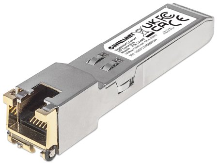 INTELLINET Gigabit SFP-Modul / Mini-GBIC Transceiver für RJ45-Kabel INTELLINET Gigabit SFP-Modul / Mini-GBIC Transceiver für RJ45-Kabel von Intellinet