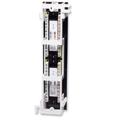 INTELLINET Patchpanel 12-Port Cat6 UTP Wandmontage sw INTELLINET Patchpanel 12-Port Cat6 UTP Wandmontage sw von Intellinet