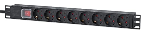 Intellinet 19" 8-fach Steckdosenleiste/PDU, Schutzkontakt, 1 HE, 715126 Intellinet 19" 8-fach Steckdosenleiste/PDU, Schutzkontakt, 1 HE, 715126 von Intellinet
