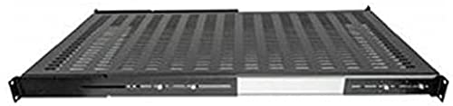 Intellinet 19" Ausziehbarer Fachboden 1 HE 800 mm tiefe ( Ablagefläche 550 mm ) schwarz 712620 von Intellinet