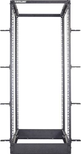 Intellinet 19  Laborgestell 4Pfosten 48HE Flatpack schwarz 19 Zoll Verteilerrahmen (B x H x T) 515 von Intellinet