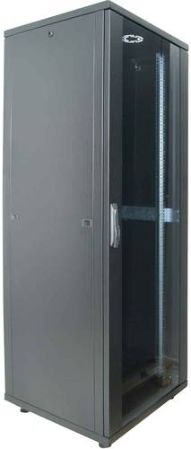 Intellinet 19  Netzwerkschrank Basic Line 32 HE 1588x600x800mm Flatp Traglast 600kg schwarz 19 Zol von Intellinet