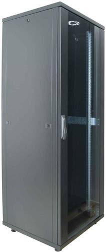 Intellinet 19  Netzwerkschrank Basic Line 42HE 2033x600x800mm Flatp. Traglast 600kg schwarz 19 Zol von Intellinet