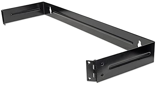 Intellinet 19 Zoll Aufklappbare Wandbefestigung 48,3 cm 1 HE schwarz 402439 von Intellinet