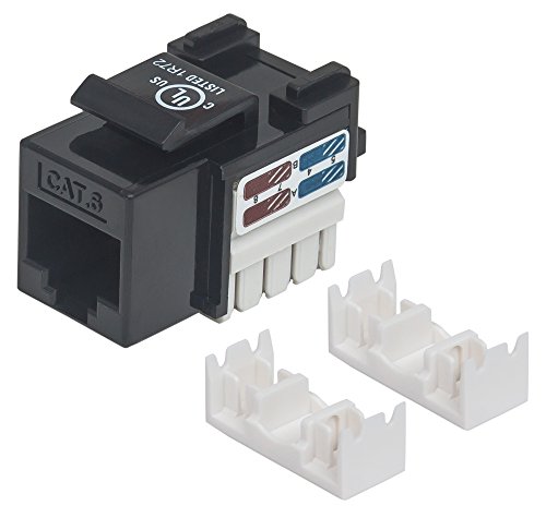 Intellinet 210720 Keystone Jack Cat6 Punch-down UTP schwarz Intellinet 210720 Keystone Jack Cat6 Punch-down UTP schwarz von Intellinet