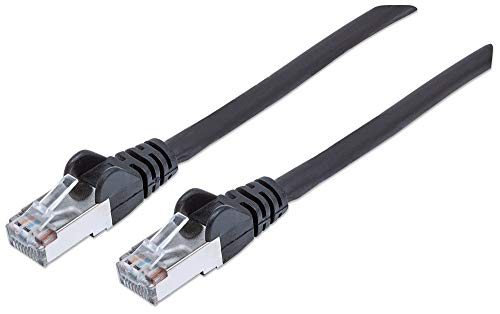 Intellinet 318792 Netzwerkkabel Cat6A SFTP 100% Kupfer RJ-45 Stecker/RJ-45 Stecker, 3 m schwarz von Intellinet