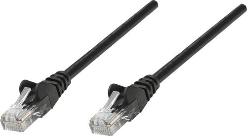 Intellinet 320771 RJ45 Netzwerkkabel, Patchkabel CAT 5e U/UTP 5.00m Schwarz von Intellinet