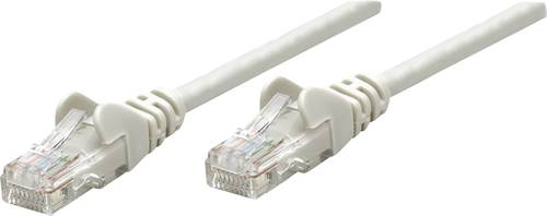 Intellinet 334129 RJ45 Netzwerkkabel, Patchkabel CAT 6 U/UTP 3.00m Grau von Intellinet