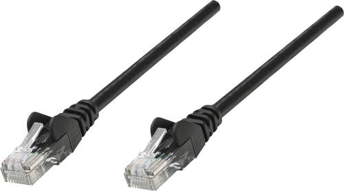 Intellinet 342032 RJ45 Netzwerkkabel, Patchkabel CAT 6 U/UTP 0.50m Schwarz von Intellinet