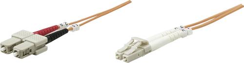 Intellinet 470391 Glasfaser LWL Anschlusskabel [1x LC-Stecker - 1x SC-Stecker] 50/125 µ Multimode O von Intellinet