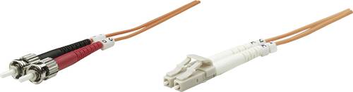 Intellinet 471305 Glasfaser LWL Anschlusskabel [1x LC-Stecker - 1x ST-Stecker] 62,5/125 µ Multimode von Intellinet