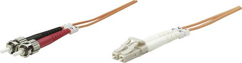 Intellinet 471312 Glasfaser LWL Anschlusskabel [1x LC-Stecker - 1x ST-Stecker] 62,5/125 µ Multimode von Intellinet