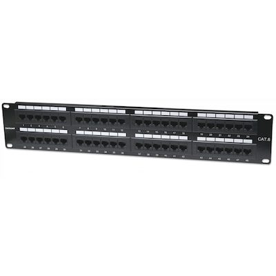 Intellinet 48-Port Cat6 Patchpanel, UTP, 19" von Intellinet