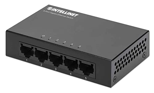 Intellinet 5-Port Gigabit Ethernet Switch Metall Desktop schwarz 530378 Intellinet 5-Port Gigabit Ethernet Switch Metall Desktop schwarz 530378 von Intellinet