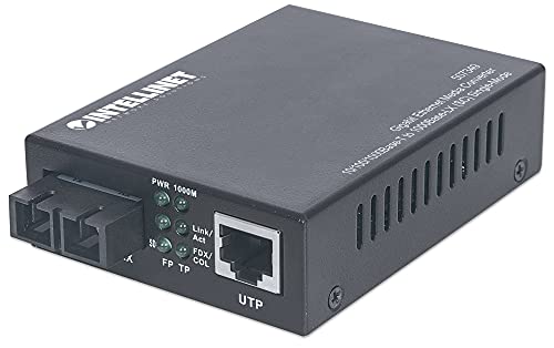 Intellinet 507349 Gigabit Ethernet Singlemode Medienkonverter schwarz Intellinet 507349 Gigabit Ethernet Singlemode Medienkonverter schwarz von Intellinet