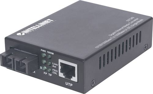 Intellinet 507349 SC Duplex Netzwerk-Medienkonverter 1 GBit/s von Intellinet
