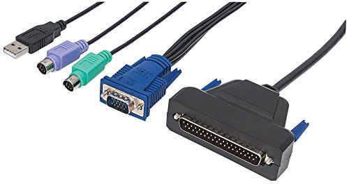 Intellinet 507769 1-Port VGA-Kabel für KVM-Konsole enthält PS/2 USB und VGA-Stecker schwarz Intellinet 507769 1-Port VGA-Kabel für KVM-Konsole enthält PS/2 USB und VGA-Stecker schwarz von Intellinet
