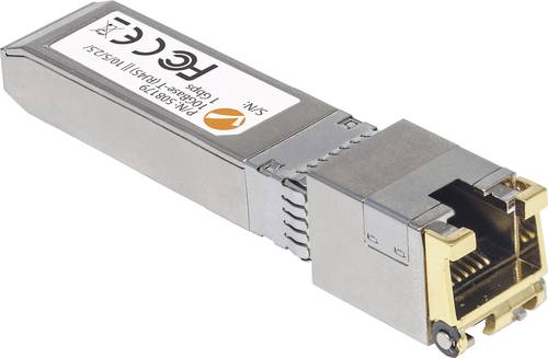 Intellinet 508179 10Gb SFP+Mini-GBIC Transceiver für RJ45-Kabel 30m bis 10 Gbit/s mit Cat6a-Kabel S von Intellinet