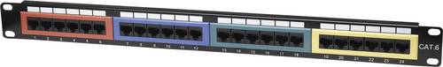 Intellinet 513692 24 Port Netzwerk-Patchpanel 483mm (19 ) CAT 6 1 HE von Intellinet