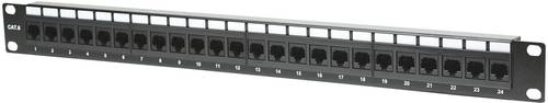 Intellinet 520959 24 Port Netzwerk-Patchpanel 483mm (19 ) CAT 6 1 HE von Intellinet