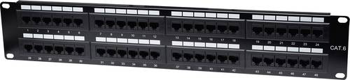 Intellinet 560283 48 Port Netzwerk-Patchpanel 483mm (19 ) CAT 3, CAT 4, CAT 5, CAT 5e, CAT 6 2 HE von Intellinet