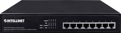Intellinet 560641 Netzwerk Switch 8 Port 1 GBit/s PoE-Funktion von Intellinet