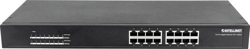 Intellinet 560993 Netzwerk Switch 16 Port 1 GBit/s PoE-Funktion von Intellinet