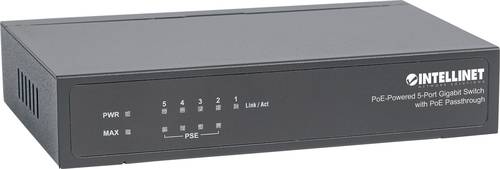 Intellinet 561082 Netzwerk Switch 5 Port 1 GBit/s PoE-Funktion von Intellinet