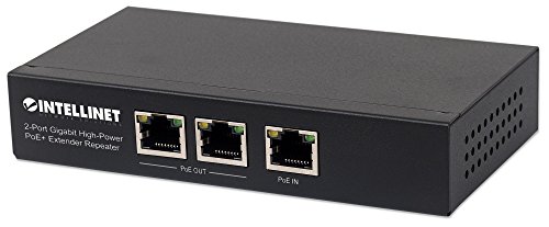 Intellinet 561266 2-Port Gigabit High-Power PoE+ Extender, 2 PSE-Ports Metall Schwarz Intellinet 561266 2-Port Gigabit High-Power PoE+ Extender, 2 PSE-Ports Metall Schwarz von Intellinet