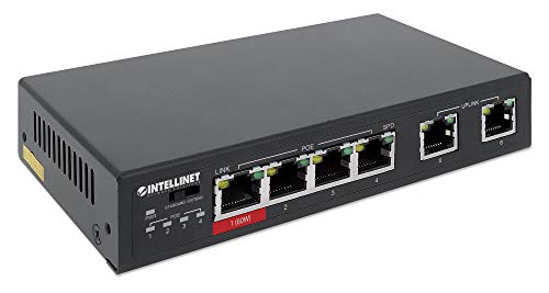 Intellinet 561686 Netzwerk-Switch Fast Ethernet (10/100) Power Over Ethernet (PoE) Schwarz von Intellinet