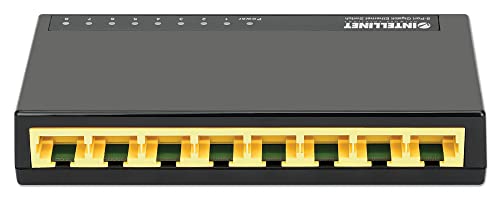 Intellinet 561754 Gigabit Ethernet Switch 8 Ports Schwarz von Intellinet