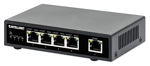 Intellinet 561839 Network Switch Gigabit Ethernet (10/100/1000) Power Over Ethernet (PoE) Black von Intellinet