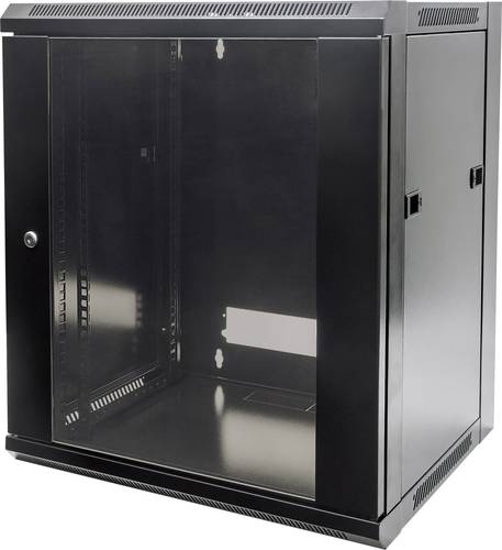 Intellinet 711869 19 Zoll Netzwerkschrank (B x H x T) 570 x 635 x 450mm 12 HE Schwarz (RAL 9005) von Intellinet