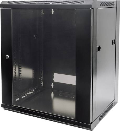 Intellinet 711883 19 Zoll Netzwerkschrank (B x H x T) 570 x 635 x 600mm 12 HE Schwarz (RAL 9005) von Intellinet