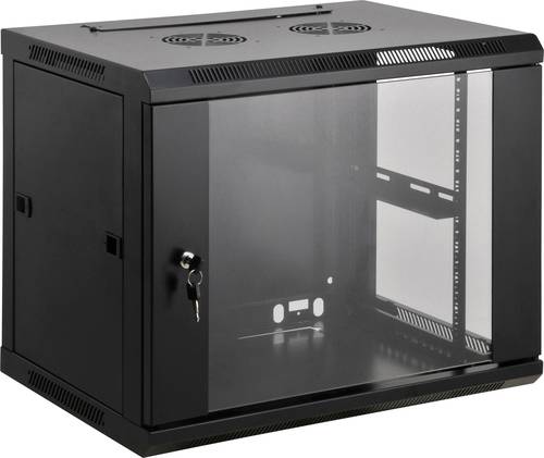 Intellinet 711906 19 Zoll Netzwerkschrank (B x H x T) 600 x 635 x 450mm 12 HE Schwarz (RAL 9005) von Intellinet