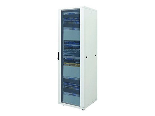 Intellinet 712941 48,26 cm 19" Netzwerkschrank Flatpack 22 HE 1120 (H) x 600 (B) x 800 (T) mm Schutzklasse IP20 grau von Intellinet