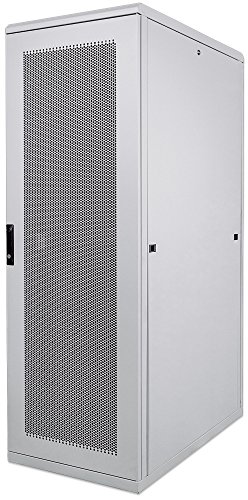Intellinet 713207 Serverschrank Flatpack 26 HE 1284 (H) x 600 (B) x 1000 (T) mm Schutzklasse IP20 unmontiert, 48,26 cm (19 Zoll) grau von Intellinet