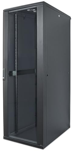 Intellinet 713566 48,26 cm 19" Netzwerkschrank 22 HE 1120 (H) x 600 (B) x 800 (T) mm Schutzklasse IP20 montiert schwarz von Intellinet