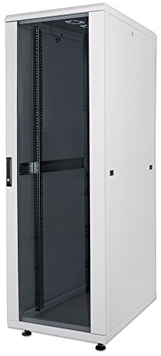 Intellinet 713610 48,26 cm 19" Netzwerkschrank 22 HE 1120 (H) x 600 (B) x 600 (T) mm Schutzklasse IP20 montiert grau von Intellinet