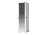 Intellinet 715416 19 Zoll Netzwerkschrank, Basic Line 42 HE, 2033 (H) x 600 (B) x 800 (T) mm, Flatpack, grau von Intellinet