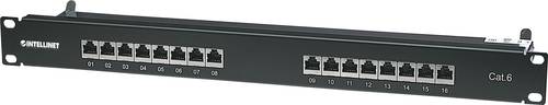 Intellinet 720021 16 Port Netzwerk-Patchpanel 483mm (19 ) CAT 6 1 HE von Intellinet