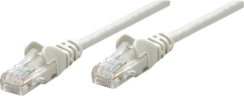 Intellinet 733304 RJ45 Netzwerkkabel, Patchkabel CAT 6 S/FTP 20.00m Grau vergoldete Steckkontakte 1S von Intellinet